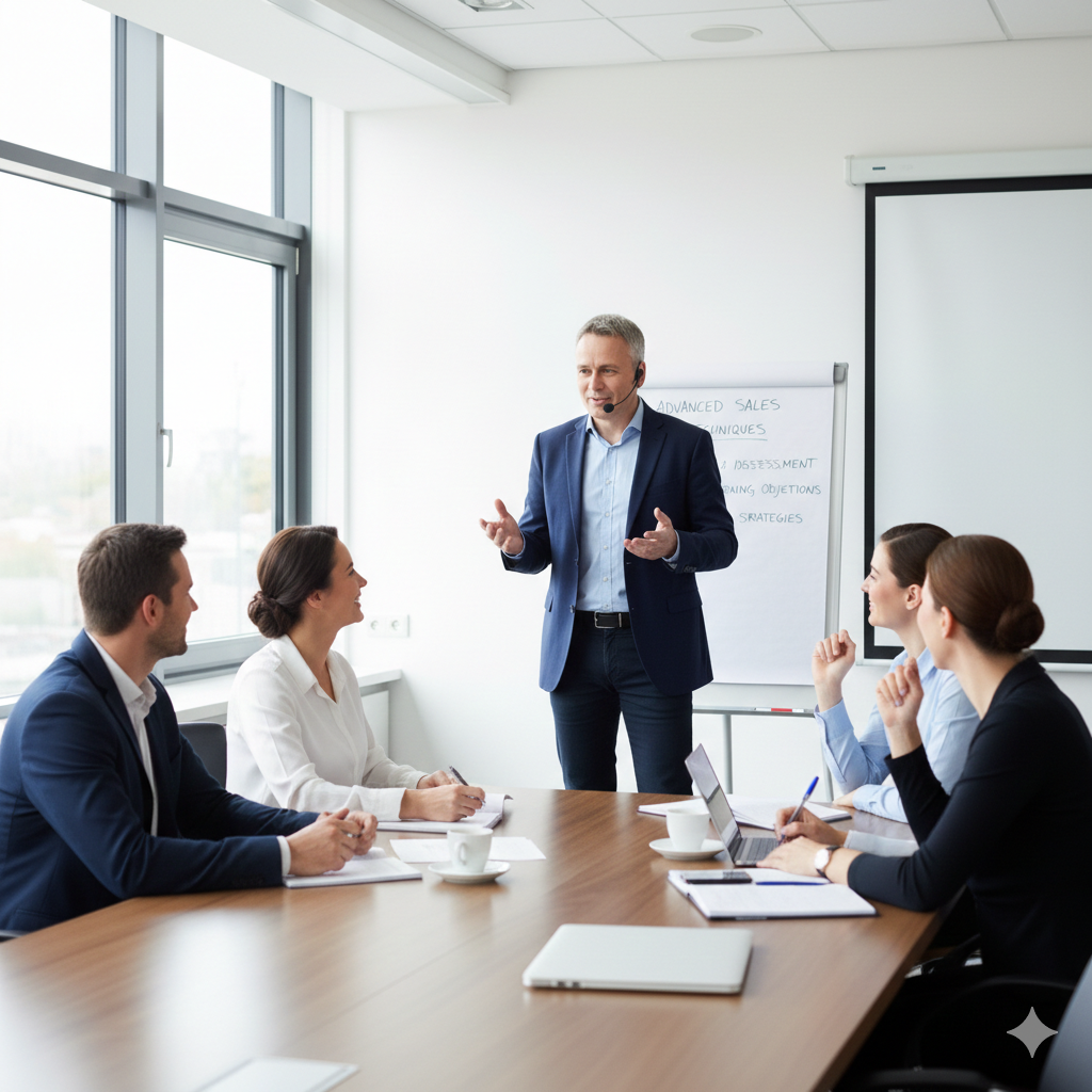 Axel Friederichs beim Vertriebscoaching Axel Friederichs beim Vertriebstraining